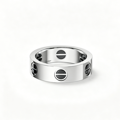 [Renovia Jewelry]LOVE RING 5.5MM NO DIAMONDS  CERAMIC