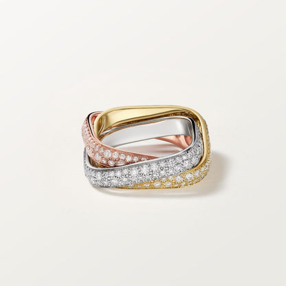 [Renovia Jewelry]TRINITY 3.5MM CUSHION RING COLLECTION