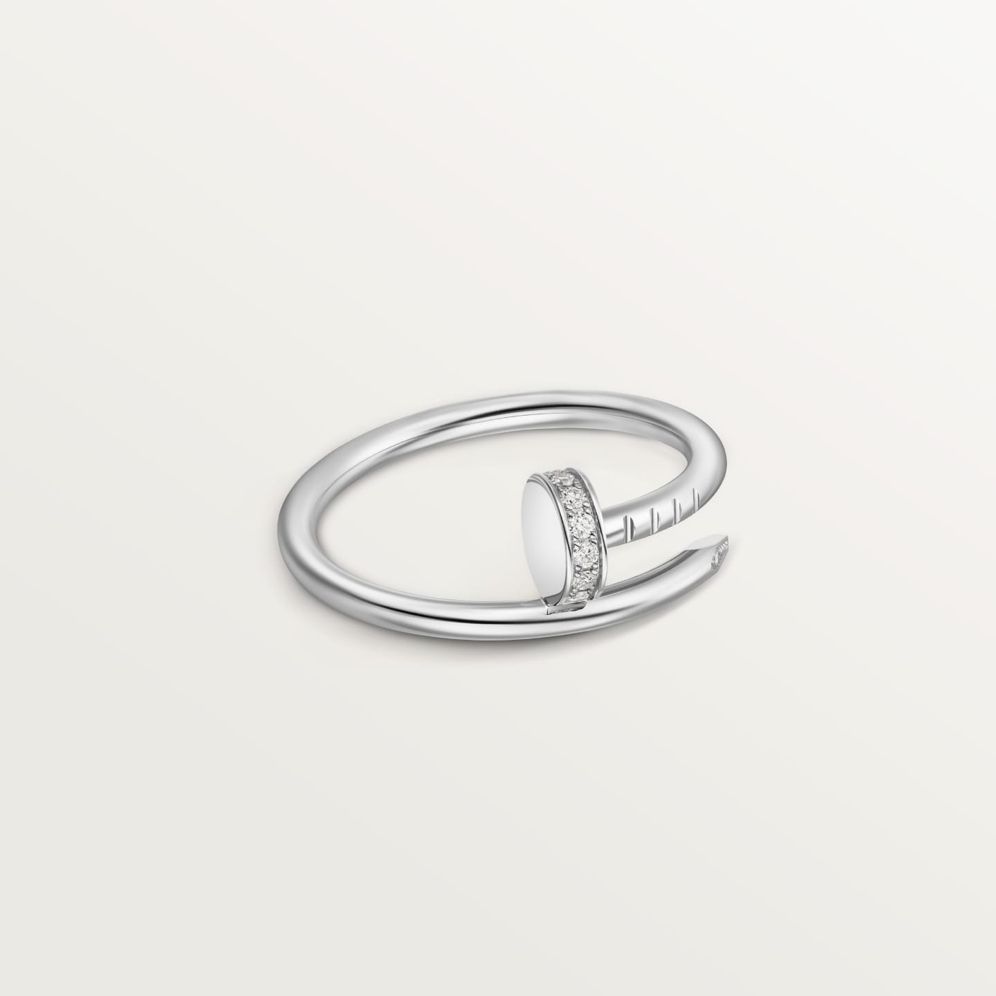 [Renovia Jewelry]JUSTE 1.8MM HALF DIAMOND RING