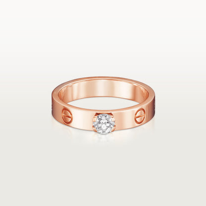[Renovia Jewelry]LOVE RING 3.6MM 1 BIG DIAMOND