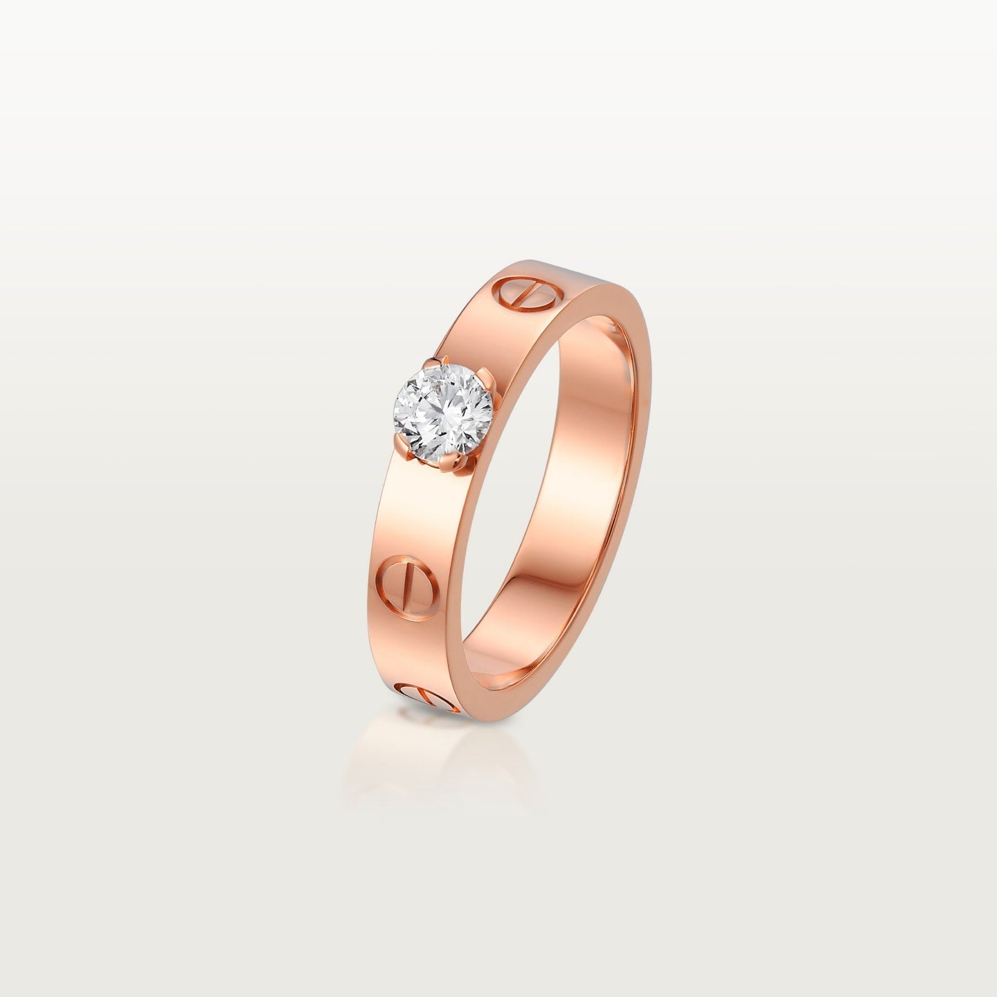 [Renovia Jewelry]LOVE RING 3.6MM 1 BIG DIAMOND