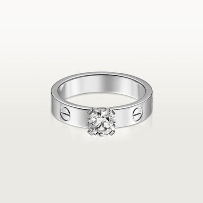 [Renovia Jewelry]LOVE RING 3.6MM 1 BIG DIAMOND