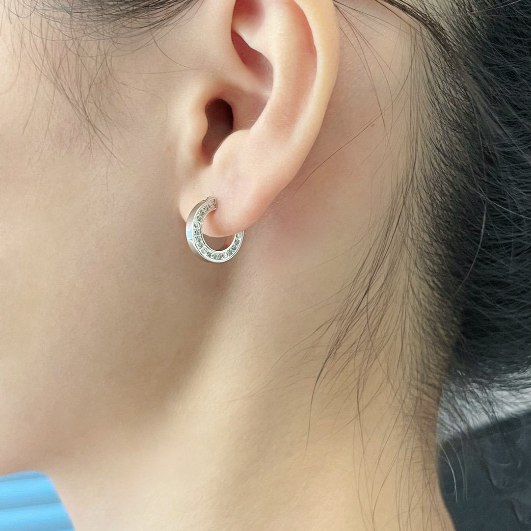 [Renovia Jewelry]LOVE DIAMOND EARRINGS