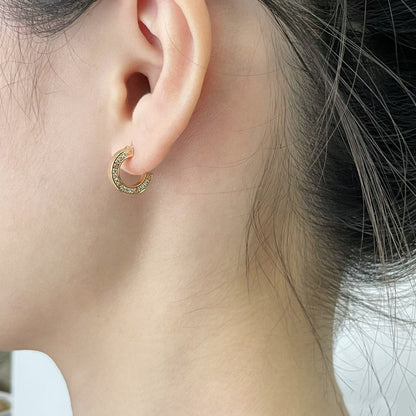 [Renovia Jewelry]LOVE DIAMOND EARRINGS