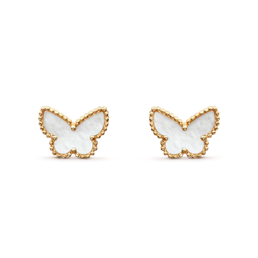 [Renovia Jewelry]SWEET BUTTERFLY MOP EARSTUDS