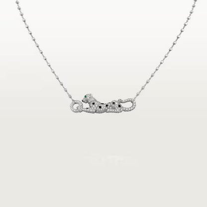 [Renovia Jewelry]PANTHERE PAVED DIAMOND NECKLACE