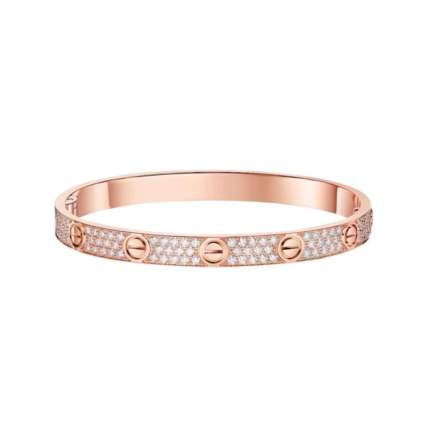 [Renovia Jewelry]LOVE BRACELET 6.1MM DIAMOND-PAVED