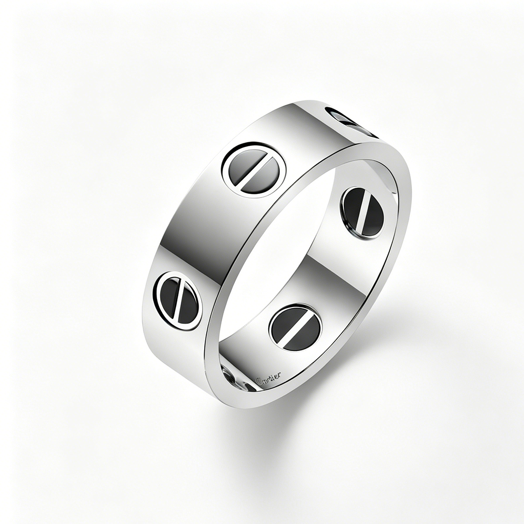 [Renovia Jewelry]LOVE RING 5.5MM NO DIAMONDS  CERAMIC