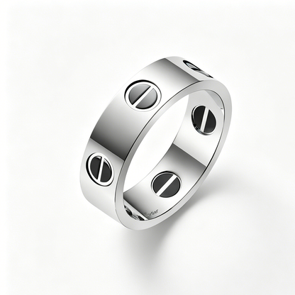 [Renovia Jewelry]LOVE RING 5.5MM NO DIAMONDS  CERAMIC