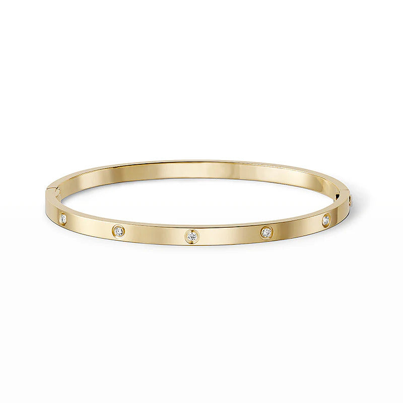 [Renovia Jewelry]LOVE BRACELET 3.65MM 10 DIAMONDS