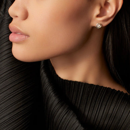 [Renovia Jewelry]TRINITY STUD DIAMOND EARRINGS