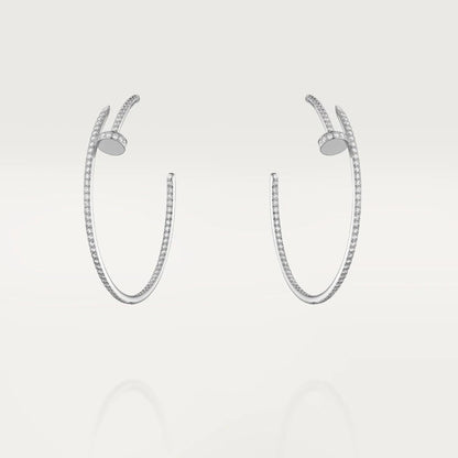 [Renovia Jewelry]JUSTE EARRINGS FULL DIAMONDS 1.8MM