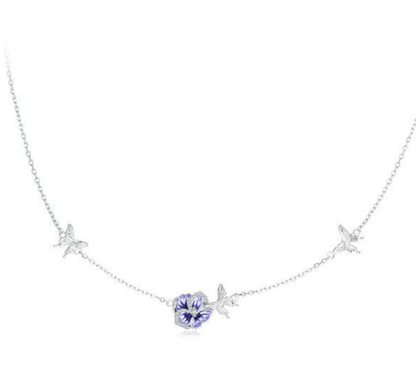 Platinum Bauhinia Necklace