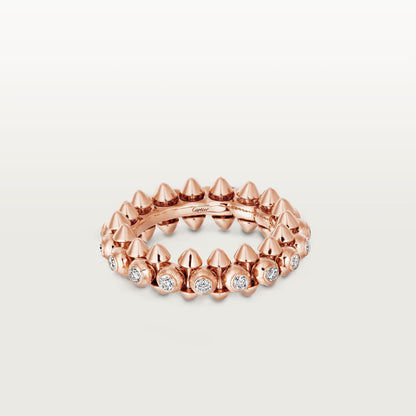 [Renovia Jewelry]CLASH 6.8MM DIAMOND MEDIUM RING