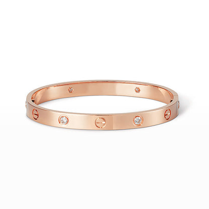 [Renovia Jewelry]LOVE BRACELET 6.1MM 4 DIAMONDS