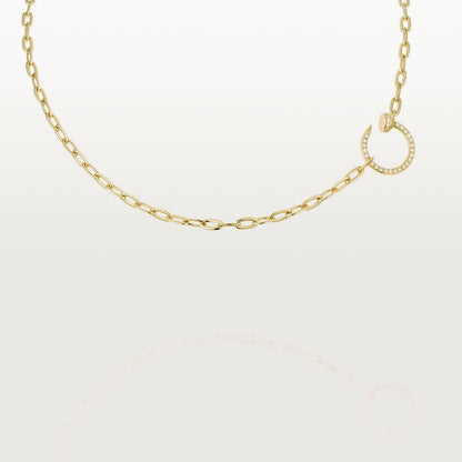 [Renovia Jewelry]JUSTE NECKLACE FULL DIAMONDS