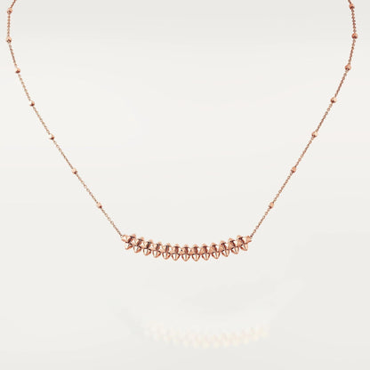 [Renovia Jewelry]CLASH PINK GOLD NECKLACE