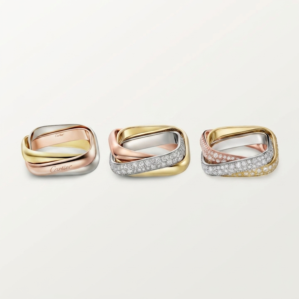 [Renovia Jewelry]TRINITY 3.5MM CUSHION RING COLLECTION