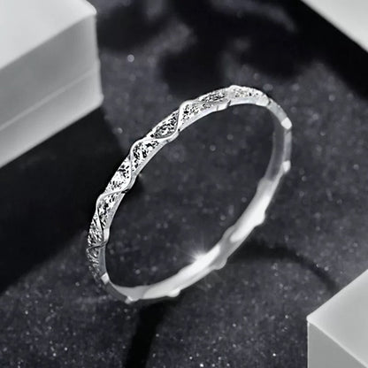 Crushed Ice 925 Silver Bracelet