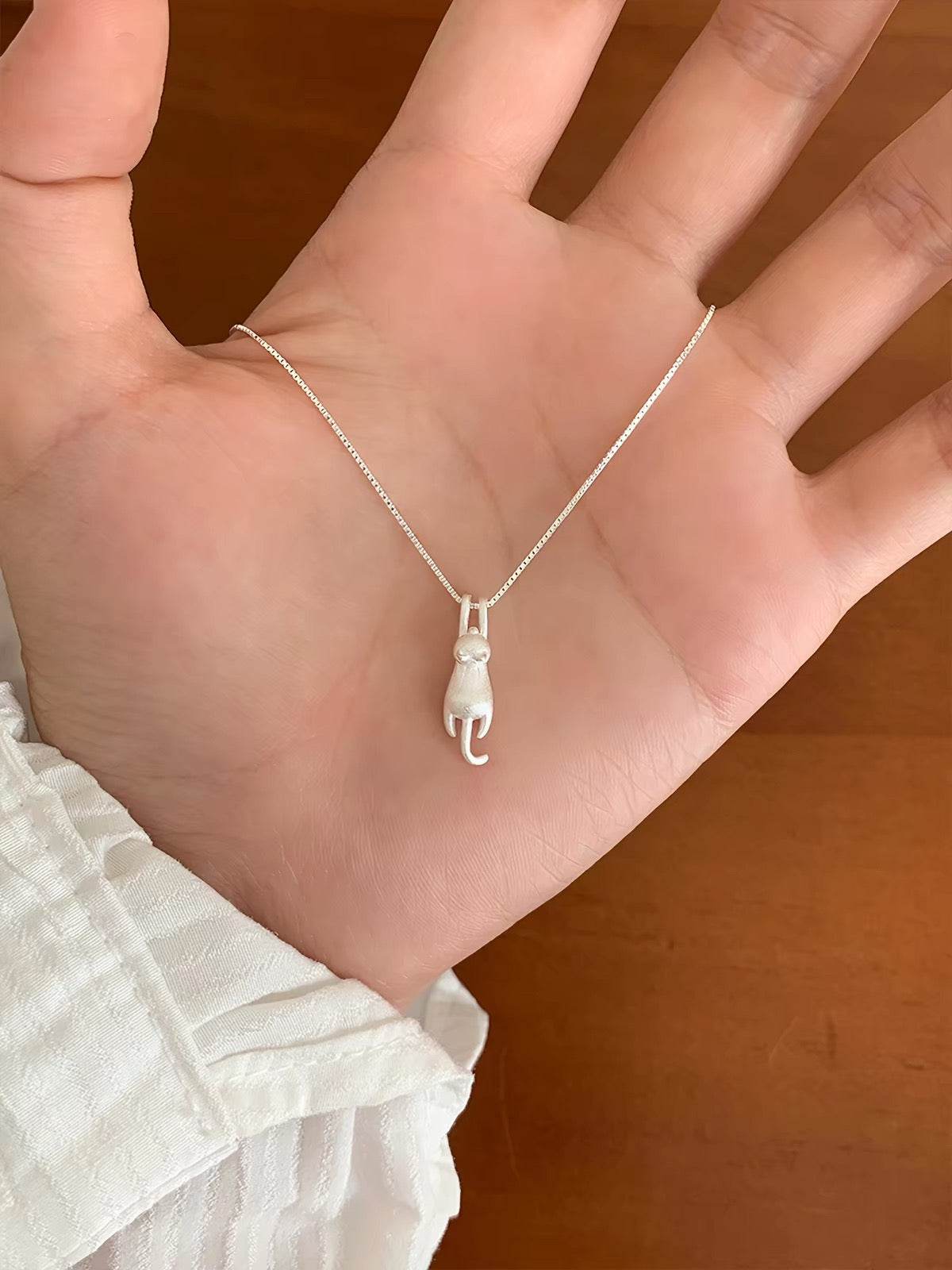 925 Silver Cat Necklace