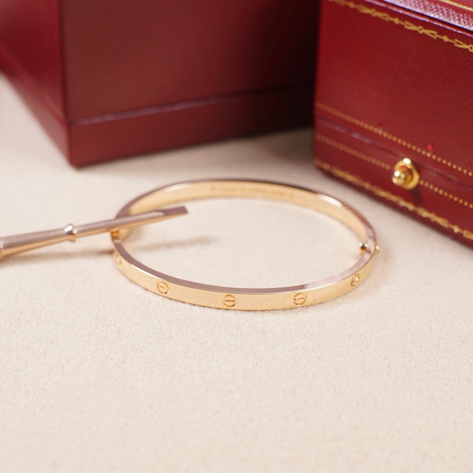 [Renovia Jewelry]LOVE BRACELET 3.65MM NO DIAMONDS
