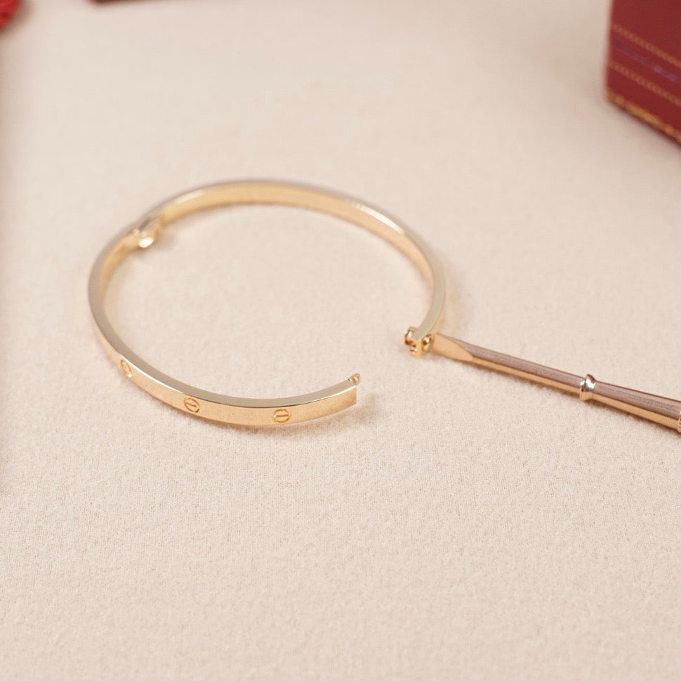 [Renovia Jewelry]LOVE BRACELET 3.65MM NO DIAMONDS