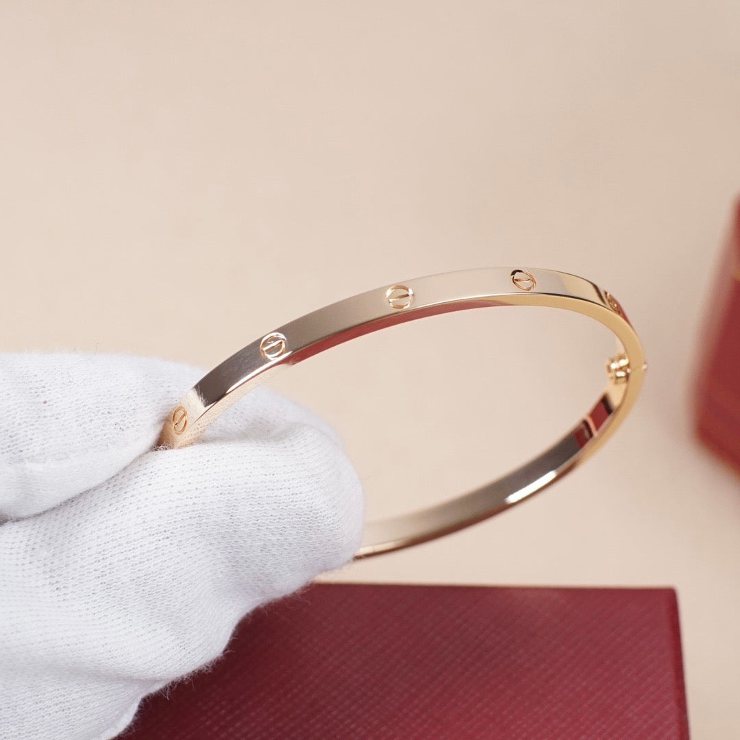 [Renovia Jewelry]LOVE BRACELET 3.65MM NO DIAMONDS