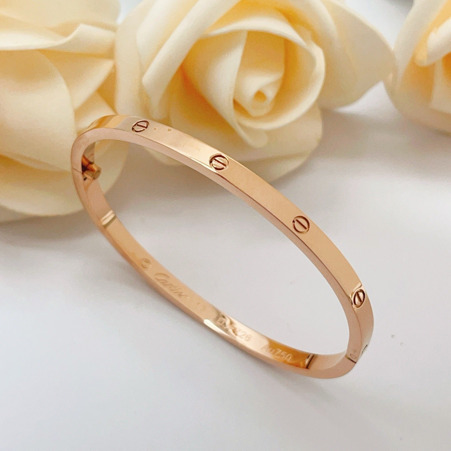 [Renovia Jewelry]LOVE BRACELET 3.65MM NO DIAMONDS