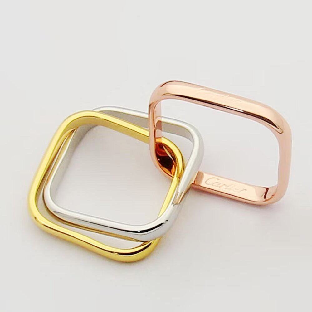 [Renovia Jewelry]TRINITY 3.5MM CUSHION RING COLLECTION