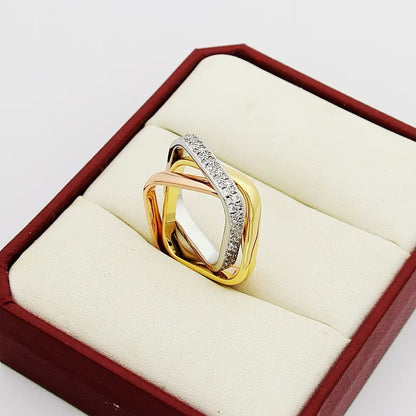 [Renovia Jewelry]TRINITY 3.5MM CUSHION RING COLLECTION