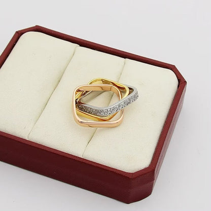 [Renovia Jewelry]TRINITY 3.5MM CUSHION RING COLLECTION