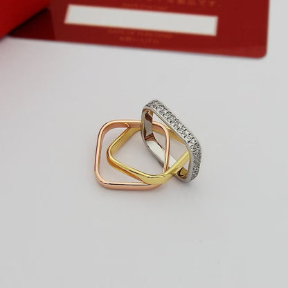 [Renovia Jewelry]TRINITY 3.5MM CUSHION RING COLLECTION