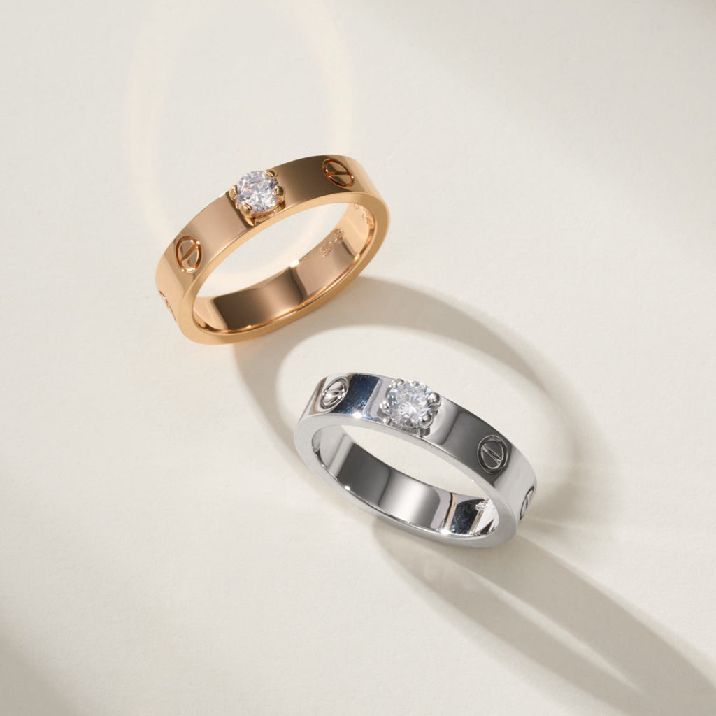 [Renovia Jewelry]LOVE RING 3.6MM 1 BIG DIAMOND