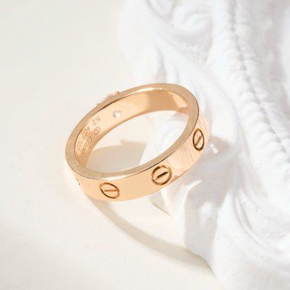 [Renovia Jewelry]LOVE RING 3.6MM 1 BIG DIAMOND