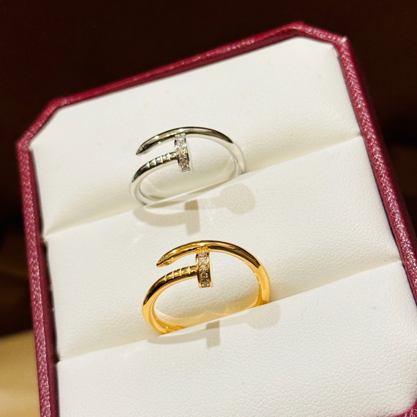 [Renovia Jewelry]JUSTE 1.8MM HALF DIAMOND RING