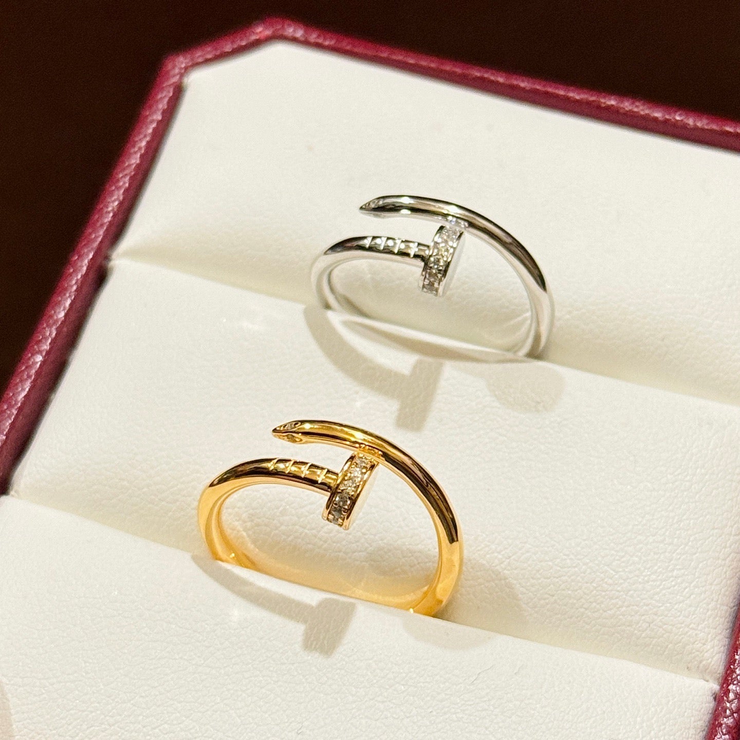 [Renovia Jewelry]JUSTE 1.8MM HALF DIAMOND RING