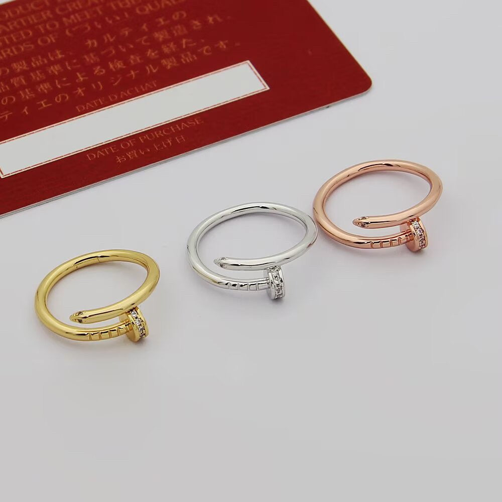 [Renovia Jewelry]JUSTE 1.8MM HALF DIAMOND RING