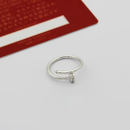 [Renovia Jewelry]JUSTE 1.8MM HALF DIAMOND RING