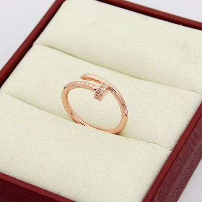 [Renovia Jewelry]JUSTE 1.8MM HALF DIAMOND RING