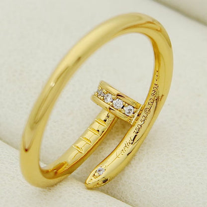 [Renovia Jewelry]JUSTE 1.8MM HALF DIAMOND RING