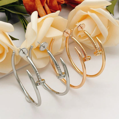 [Renovia Jewelry]JUSTE NO DIAMOND LARGE EARRINGS