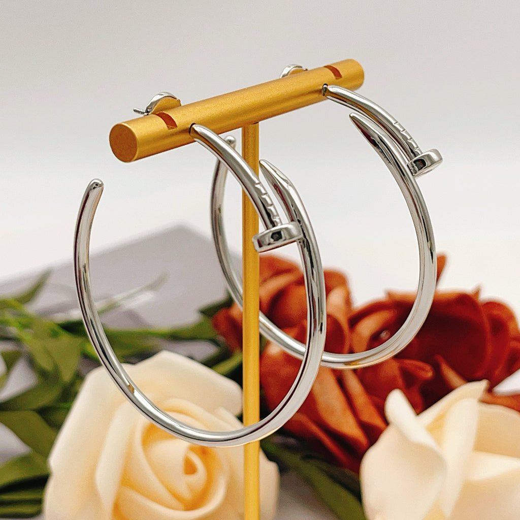 [Renovia Jewelry]JUSTE NO DIAMOND LARGE EARRINGS