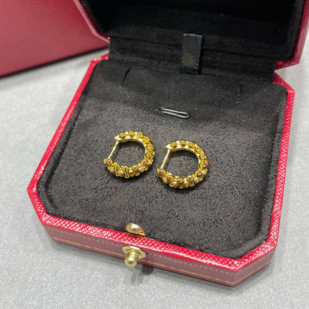 [Renovia Jewelry]CLASH MINI HOOP EARRINGS