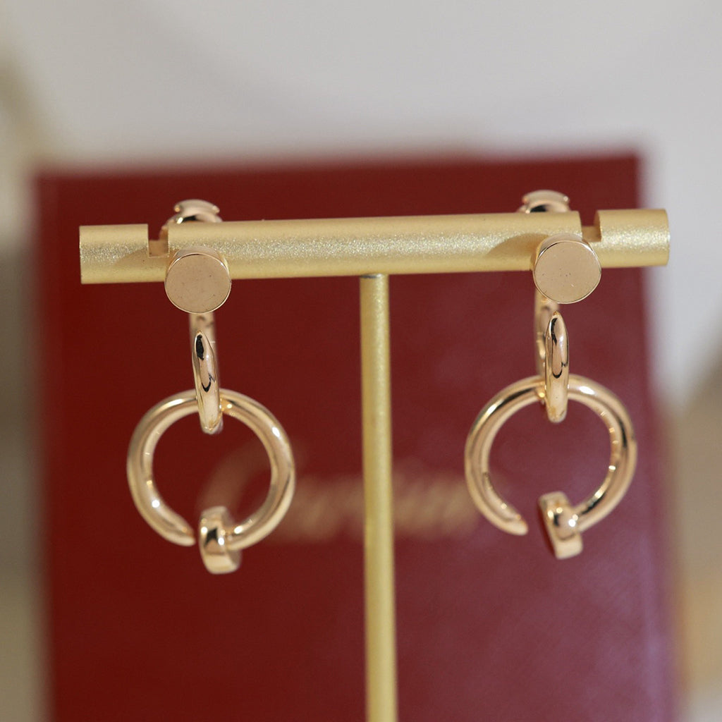 [Renovia Jewelry]JUSTE NO DIAMOND DOUBLE EARRINGS