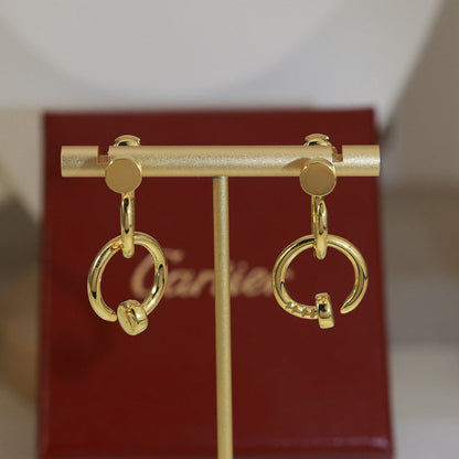 [Renovia Jewelry]JUSTE NO DIAMOND DOUBLE EARRINGS