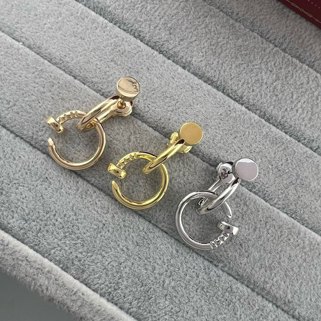 [Renovia Jewelry]JUSTE NO DIAMOND DOUBLE EARRINGS