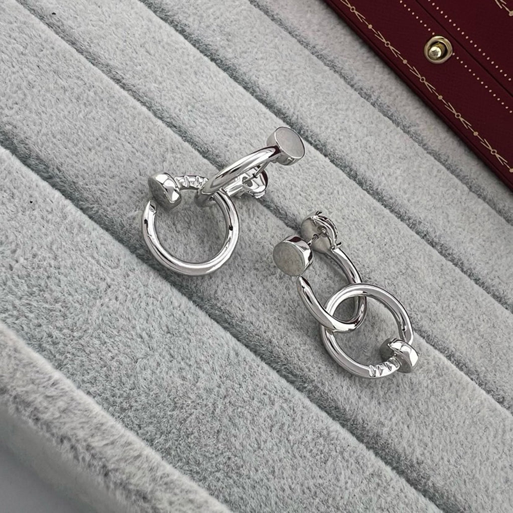[Renovia Jewelry]JUSTE NO DIAMOND DOUBLE EARRINGS