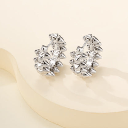 [Renovia Jewelry]CLASH MINI HOOP EARRINGS