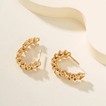 [Renovia Jewelry]CLASH MINI HOOP EARRINGS