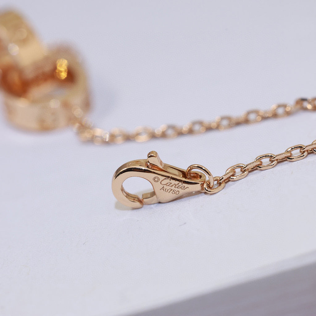[Renovia Jewelry]LOVE DOUBLE RING NECKLACE